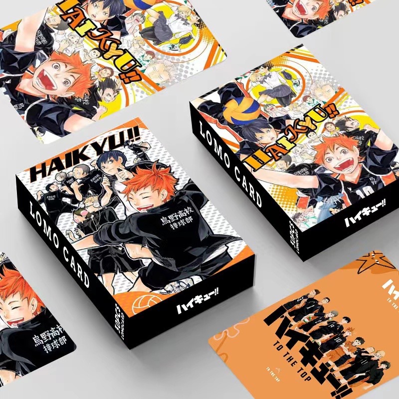 Anime Merchandise In Japanese - 32 stuks/set anime, kleine kaarten, volleybal,