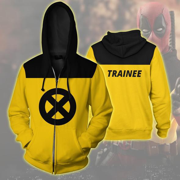 Anime Merchandise Jacket - Deadpool 2 gele 3D-geprinte sweatshirt met