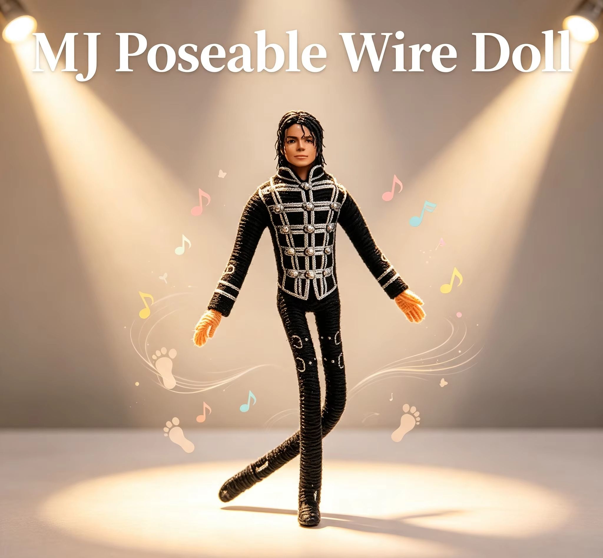 Anime Merchandise Plush Toys - Michael Jackson Beweegbare Joint Pluche Gevulde