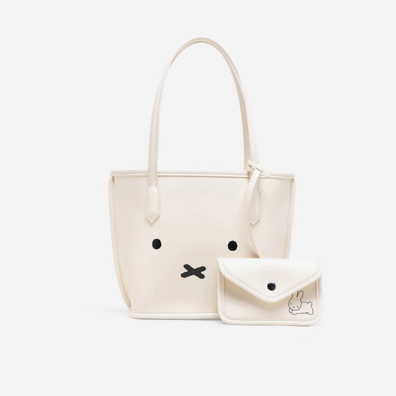 Anime Tote Bag - 2PCS Kawaii Miffy Series Tote Bag