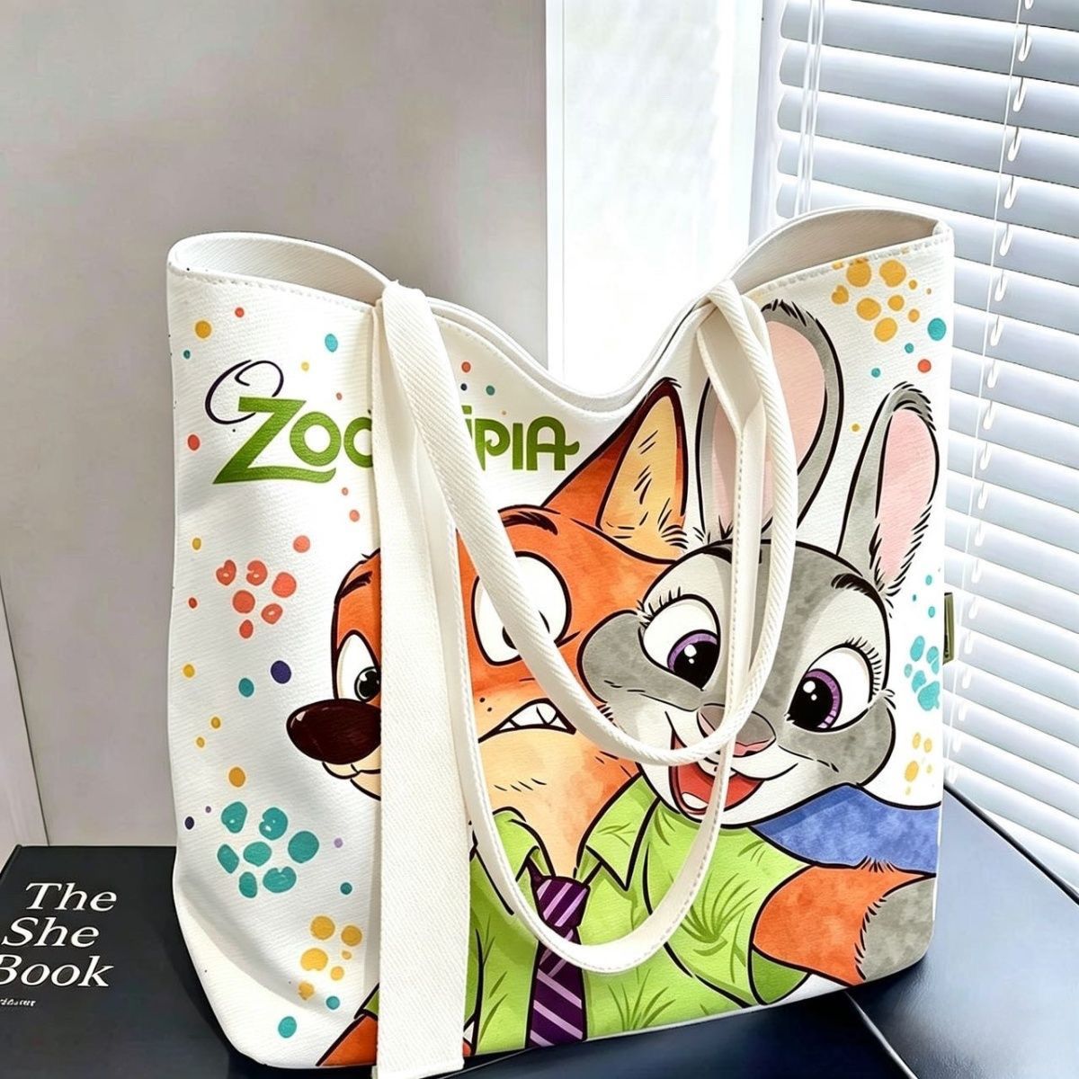 Anime Tote Bag - Zootopia Cartoon Canvas Tote Bag Grote