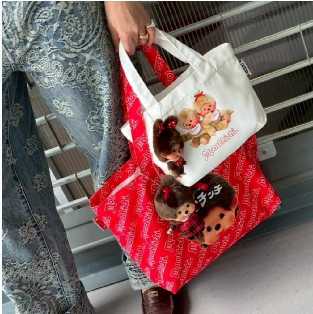 Anime Tote Bag - Japanse, Koreaanse en Thaise cartoon Monchichi