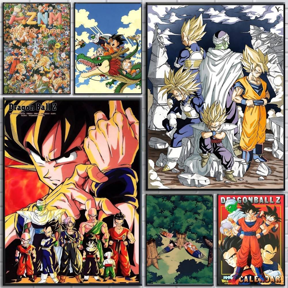 Anime Merchandise Posters - AZNM Dragon Ball Z Unframed Canvas