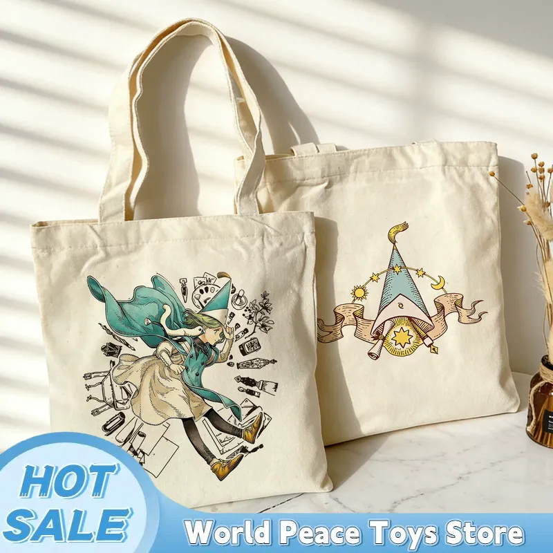 Anime Tote Bag - Japanse heksenhoed Atelier canvas boodschappentas opbergtas