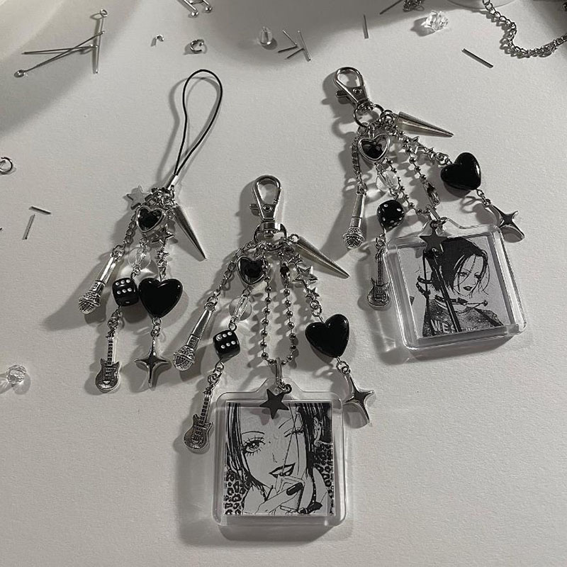 Nana Anime Merchandise - nana sleutelhangers kralen telefoon charme y2k