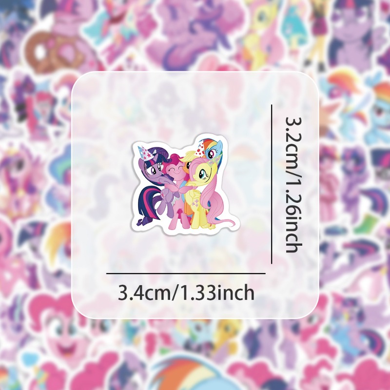 100 stuks Cartoon My Little Po - Merchandise Anime recensie en prijs