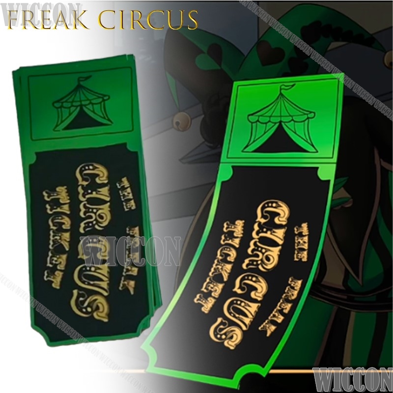 Freak Circus Ticket Card Rood  - Anime Merchandise In Japanese recensie en prijs
