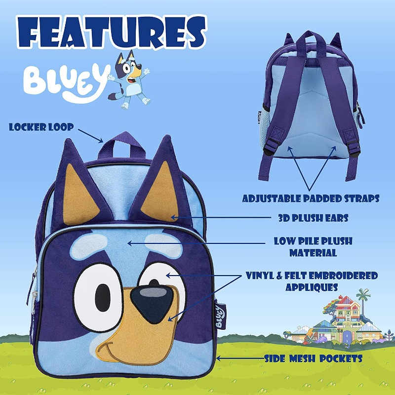 Blueys Figuur Hot Rugzak Blauw - Anime Merchandise Plush Toys recensie en prijs